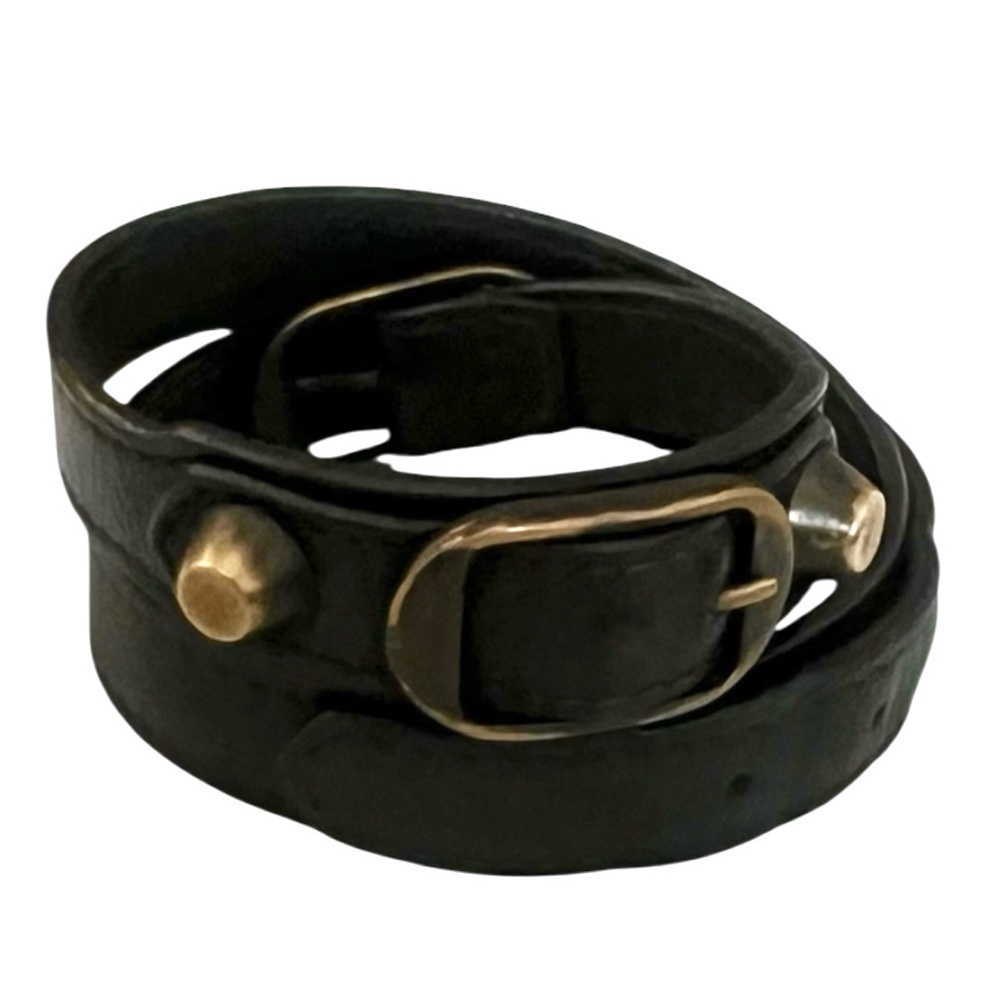 Balenciaga Arena Classic Triple Bracelet Black Small
